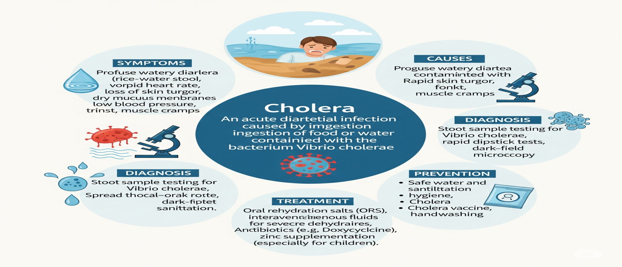 What is Cholera Disease? Its Definition, Symptoms, Causes, Diagnosis & Treatment
