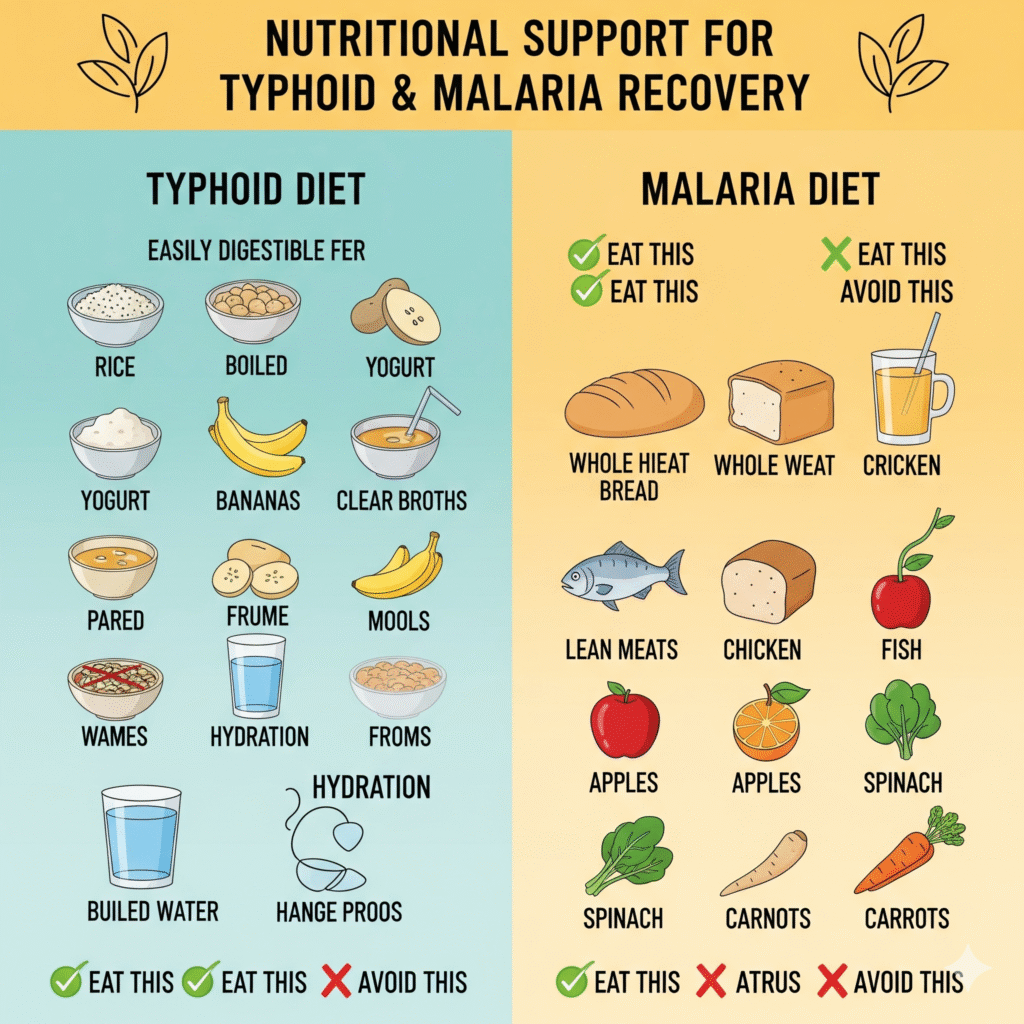 Diet Plan for Typhoid and Malaria Patients
