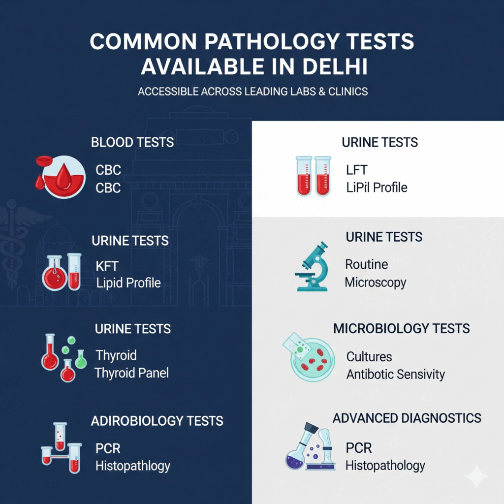 Common Pathology Tests Available in Delhi