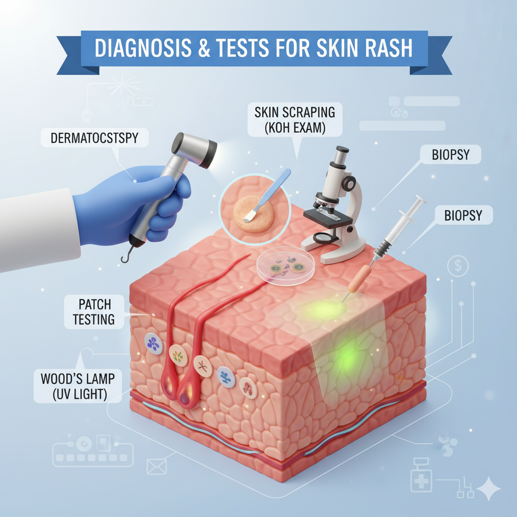 Diagnosis and Tests for Skin Rash