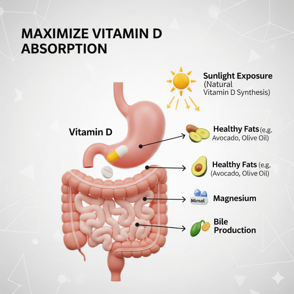 How to Maximize the Absorption of Vitamin D Supplements