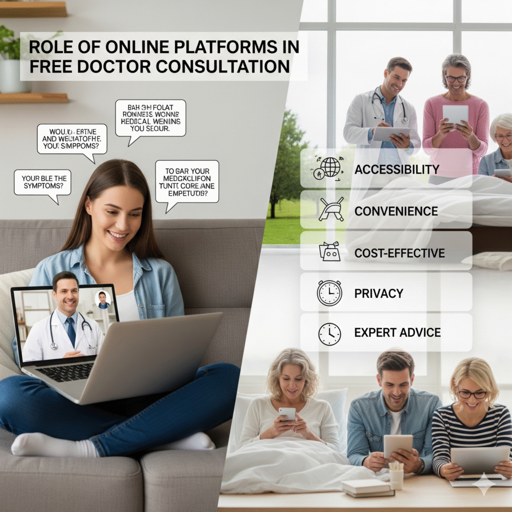 Role of Online Platforms in Free Doctor Consultation in Delhi