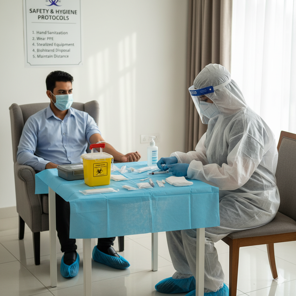 Safety and Hygiene During Home Sample Collection