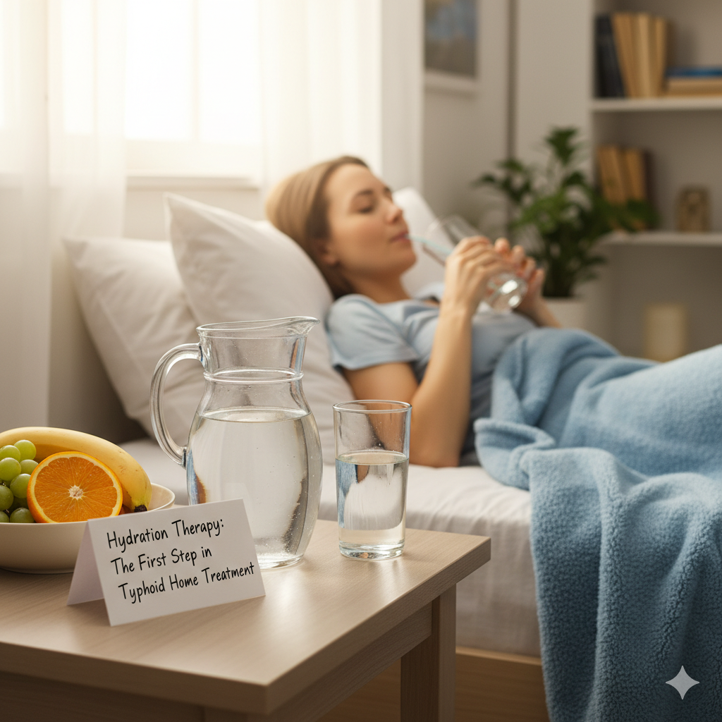 Hydration Therapy: The First Step in Typhoid Home Treatment