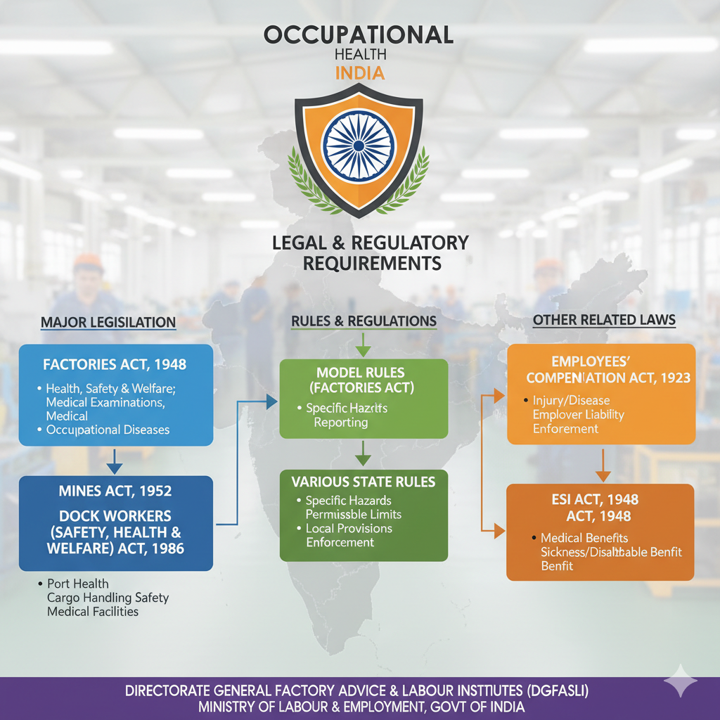 Legal and Regulatory Requirements for Occupational Health in India