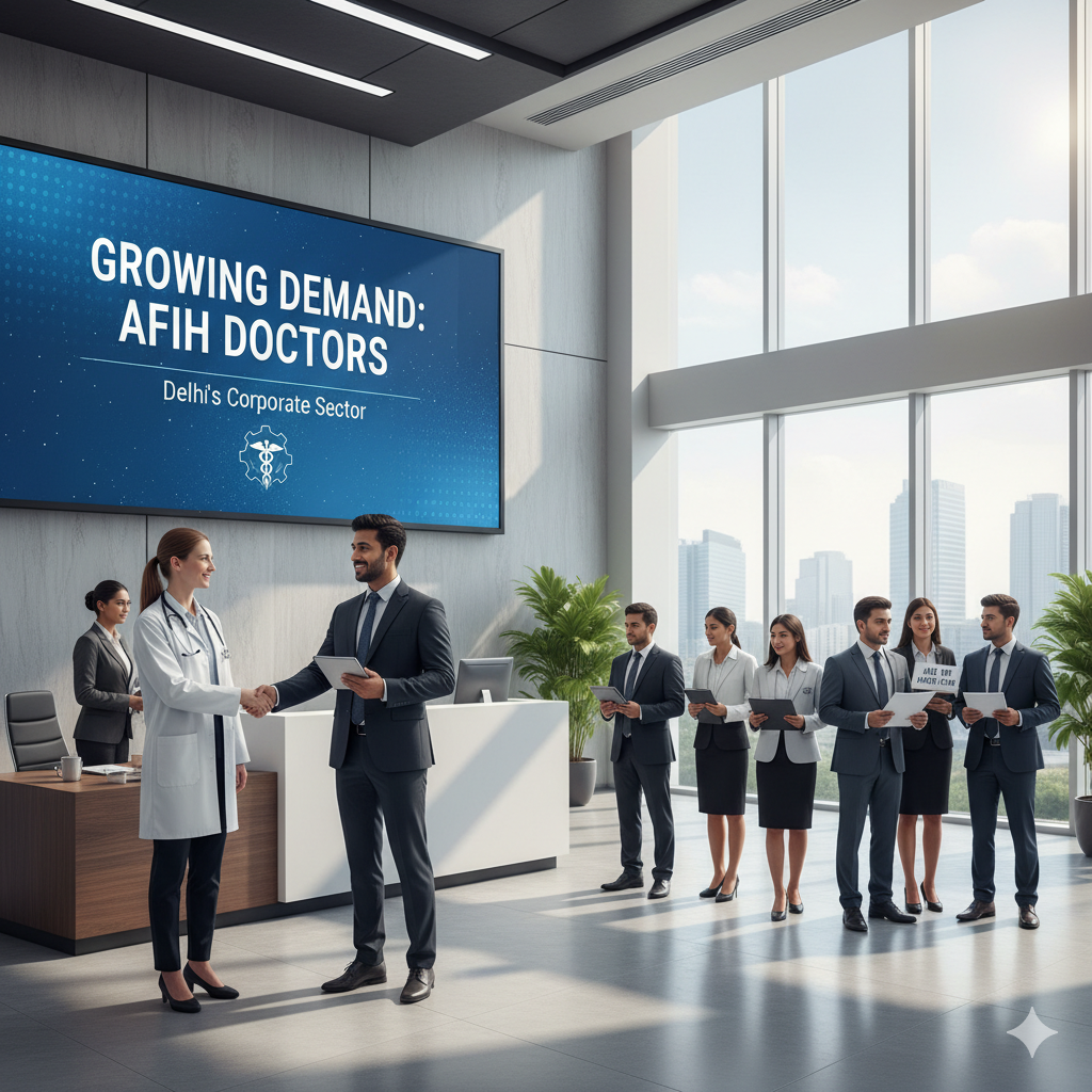 The Growing Demand for AFIH Doctors in Delhi’s Corporate Sector