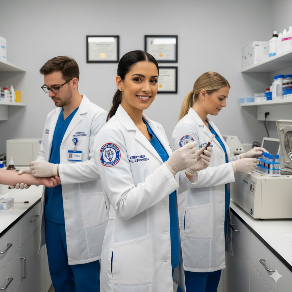 Trained and Certified Phlebotomists
