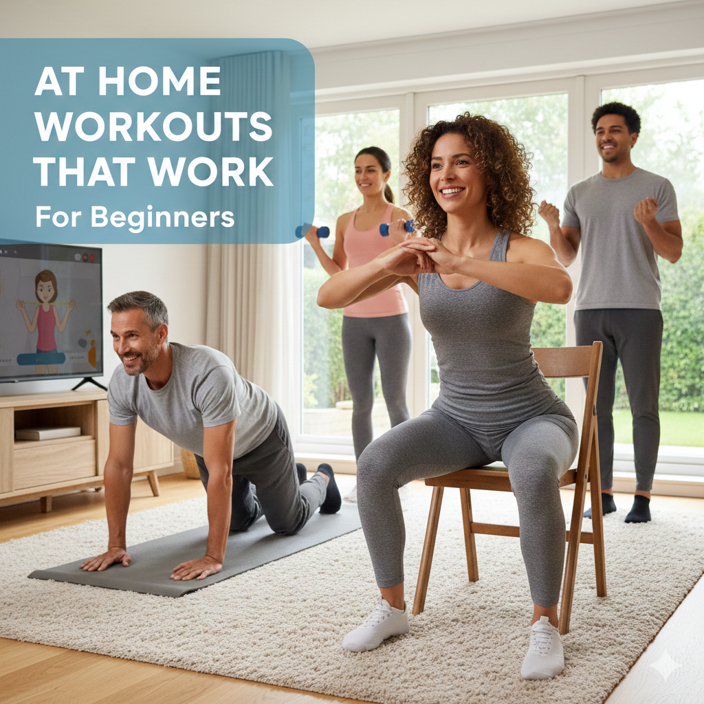 At Home Workouts That Work for Beginners