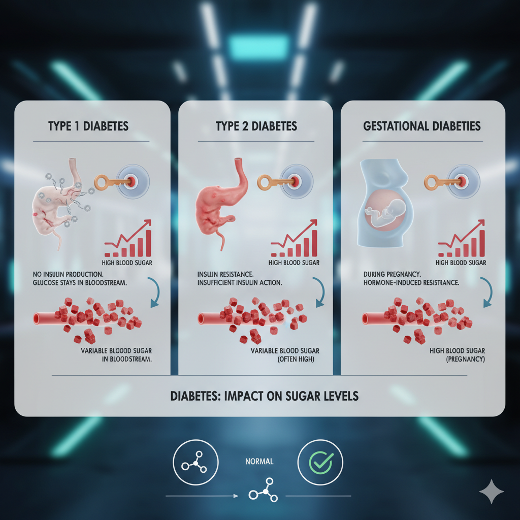 Different Types of Diabetes and Their Impact on Sugar Levels