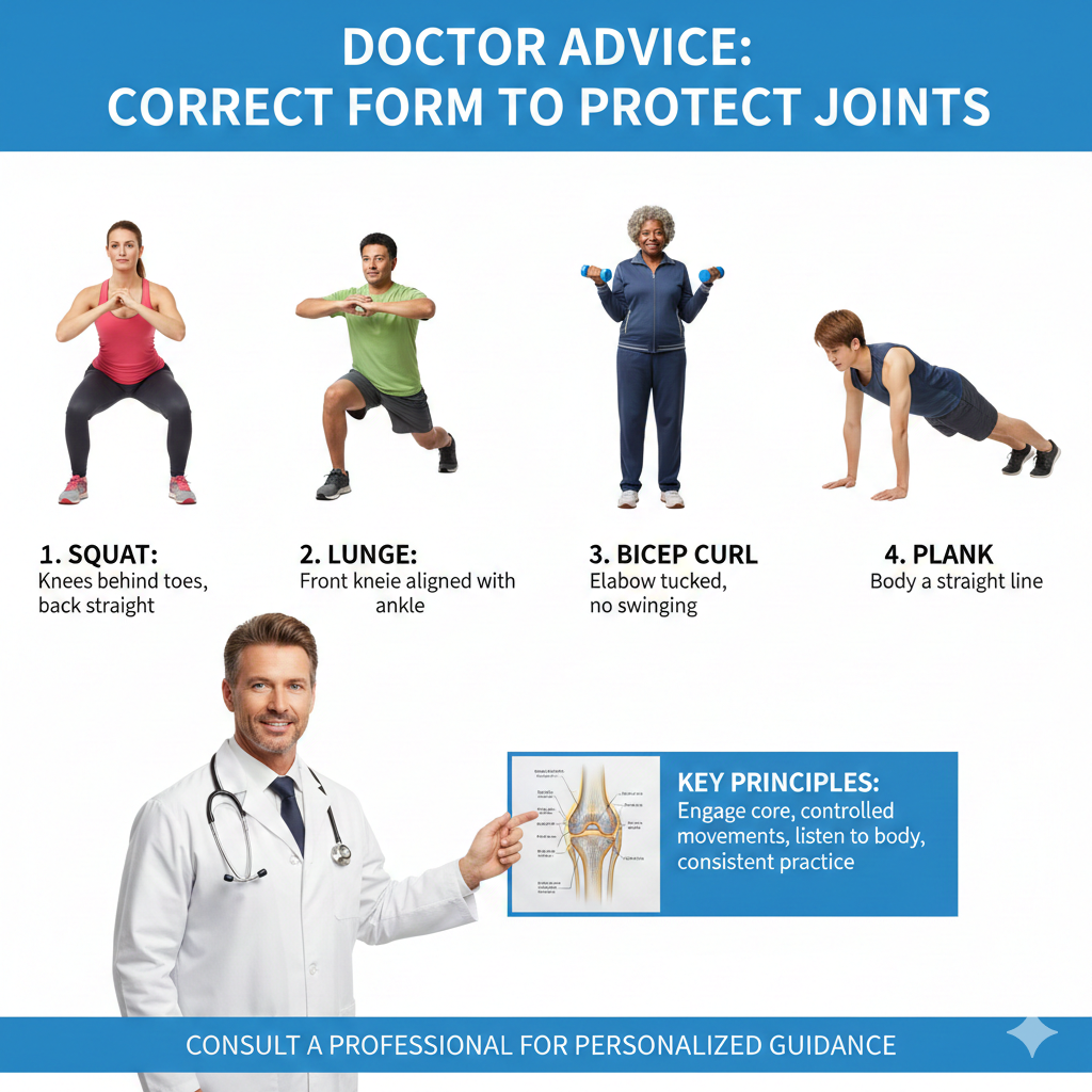 Doctor Advice: Correct Form to Protect Joints