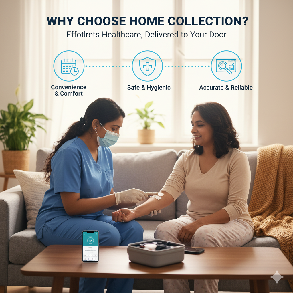 Why Choose Home Collection for Diagnostic Tests?