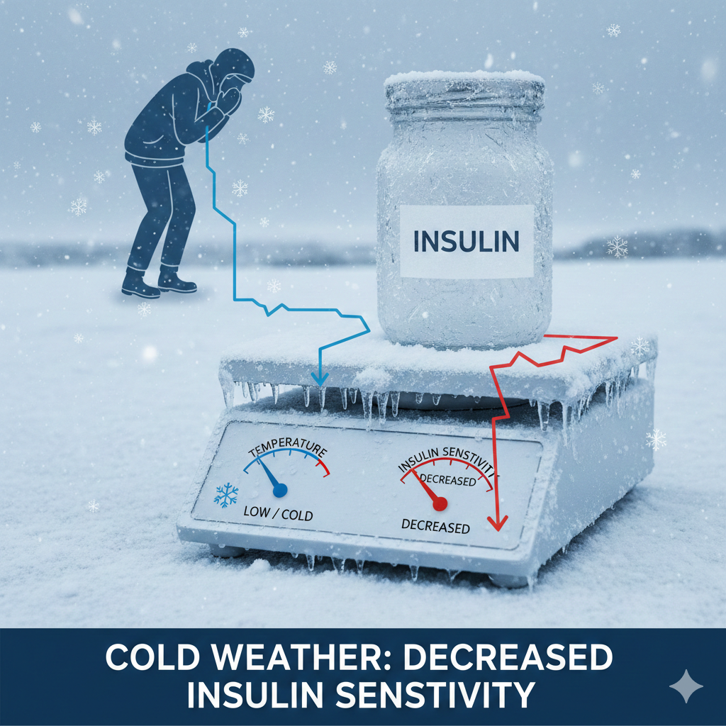 How Cold Weather Affects Insulin Sensitivity