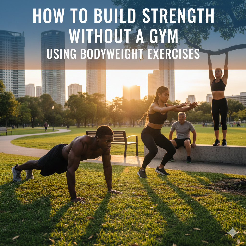 How to Build Strength Without a Gym Using Bodyweight Exercises