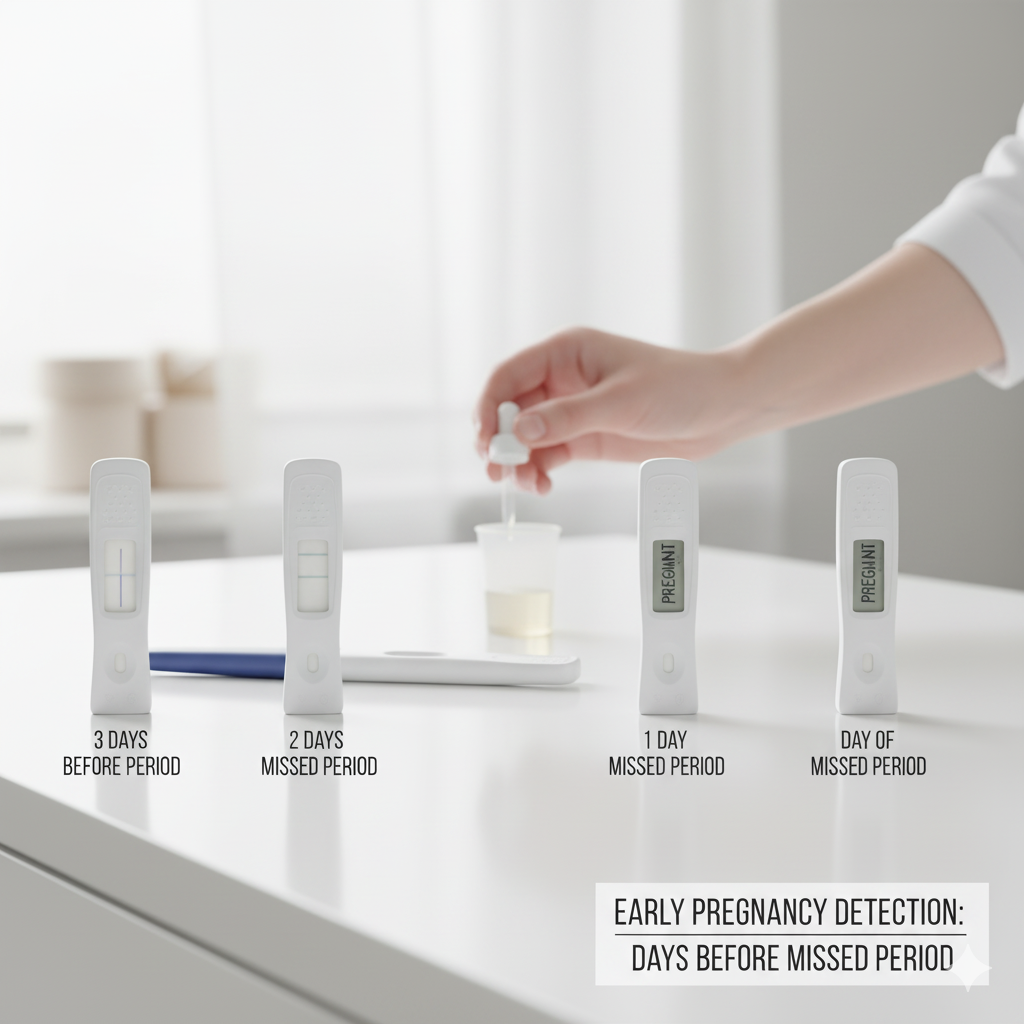 When Can Pregnancy Tests Detect hCG Before a Missed Period