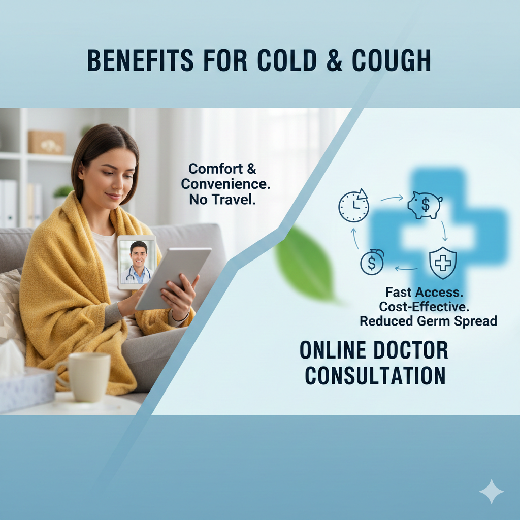 Benefits of Online Doctor Consultation for Cold and Cough Patients