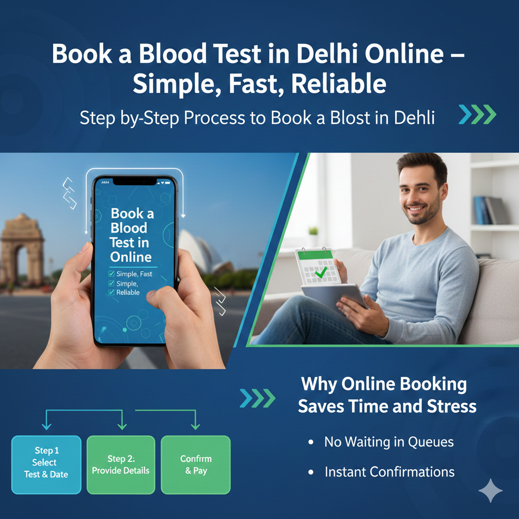 Book a Blood Test in Delhi Online – Simple, Fast, Reliable