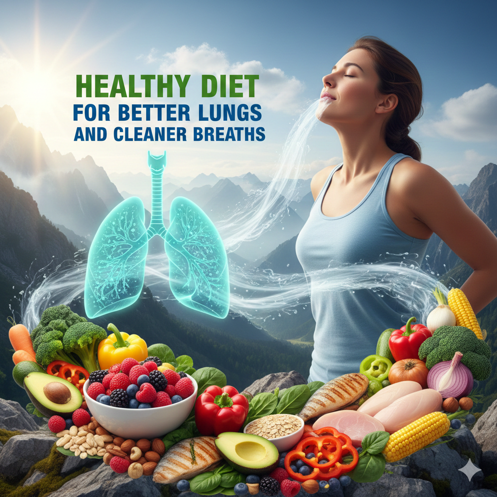 Healthy Diet for Better Lungs and Cleaner Breaths