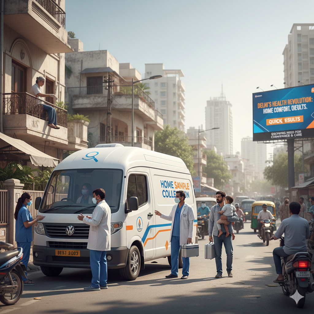 Home Sample Collection Services: A Growing Need in Delhi