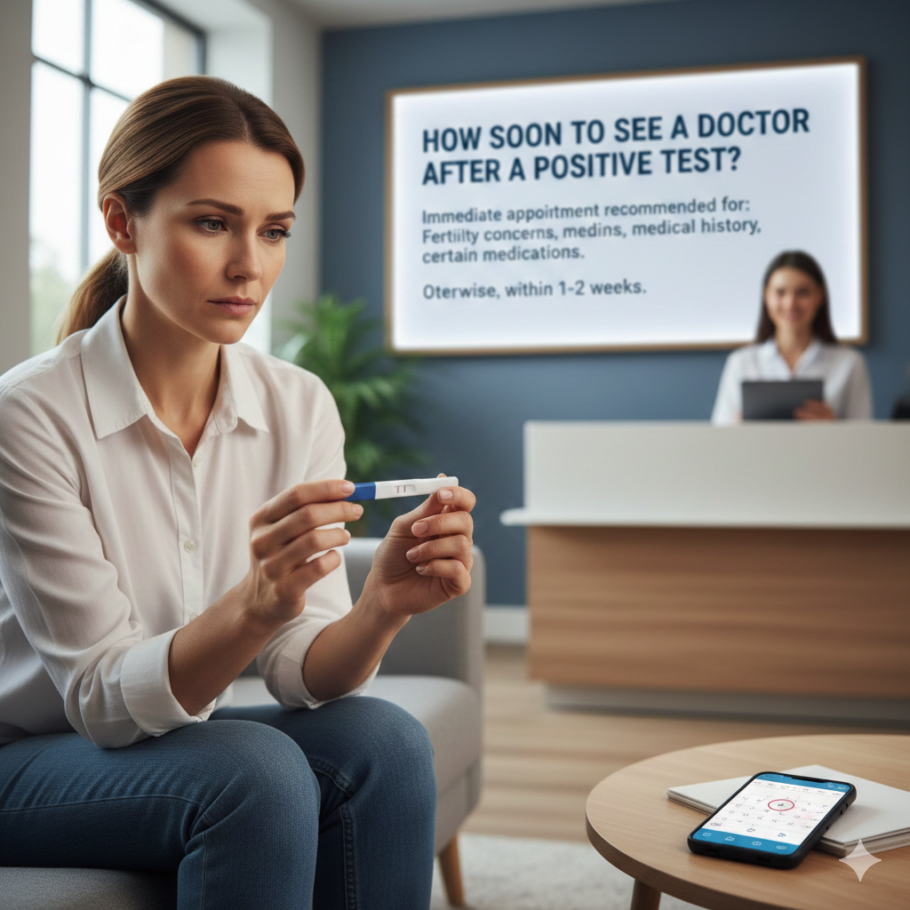 How Soon to See a Doctor After a Positive Test