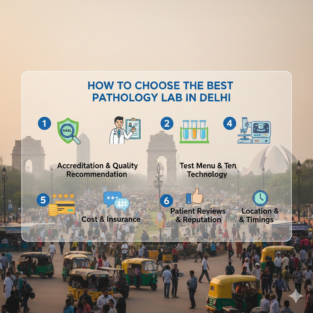 How to Choose the Best Pathology Lab in Delhi Step by Step