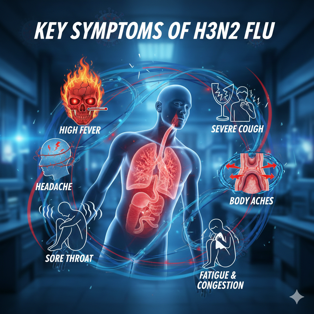 Key Symptoms of H3N2 Flu