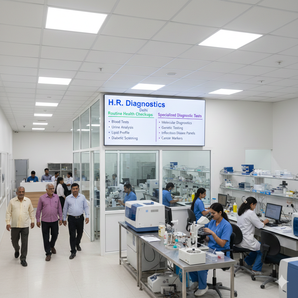 Pathology Lab Test in Delhi at H.R. Diagnostics
