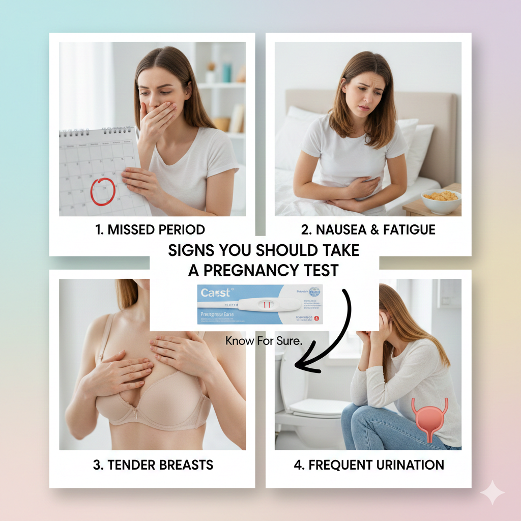 Signs That Indicate You Should Take a Pregnancy Test