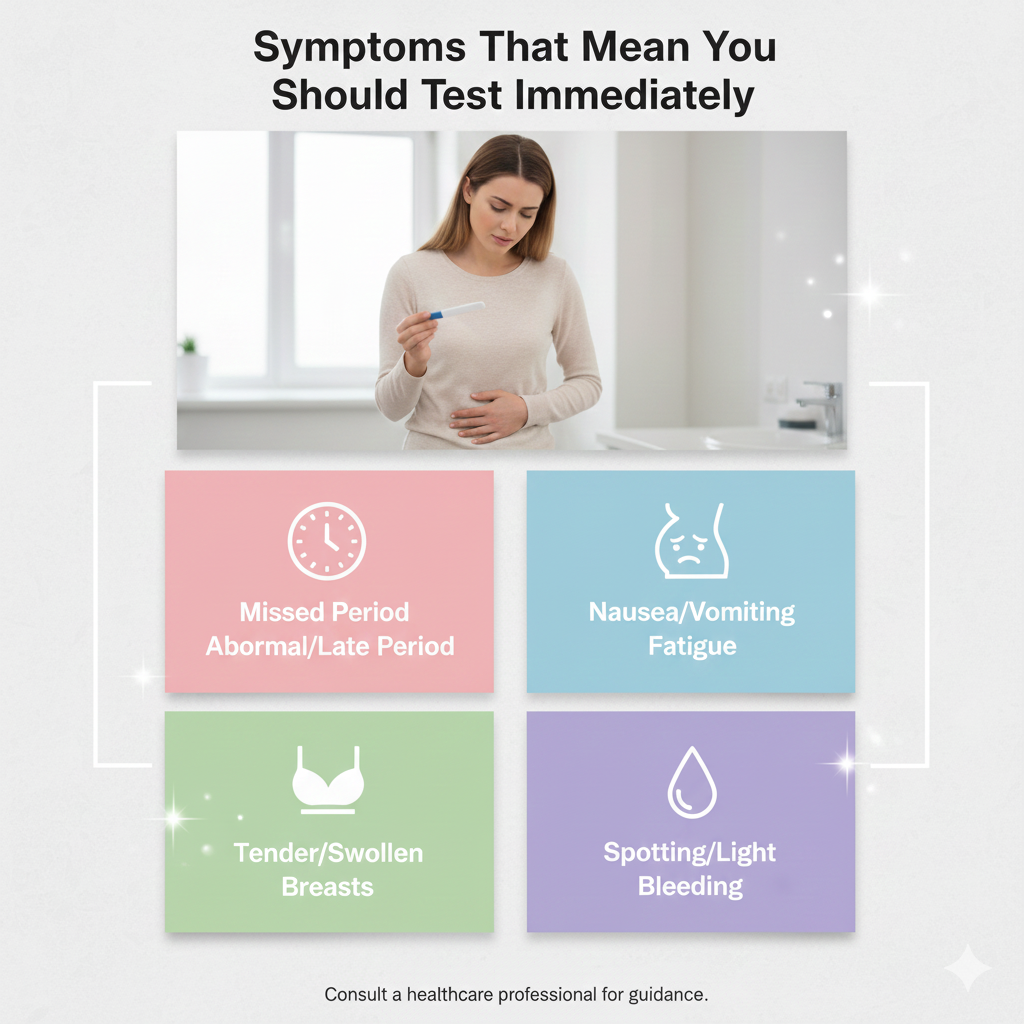 Symptoms That Mean You Should Test Immediately