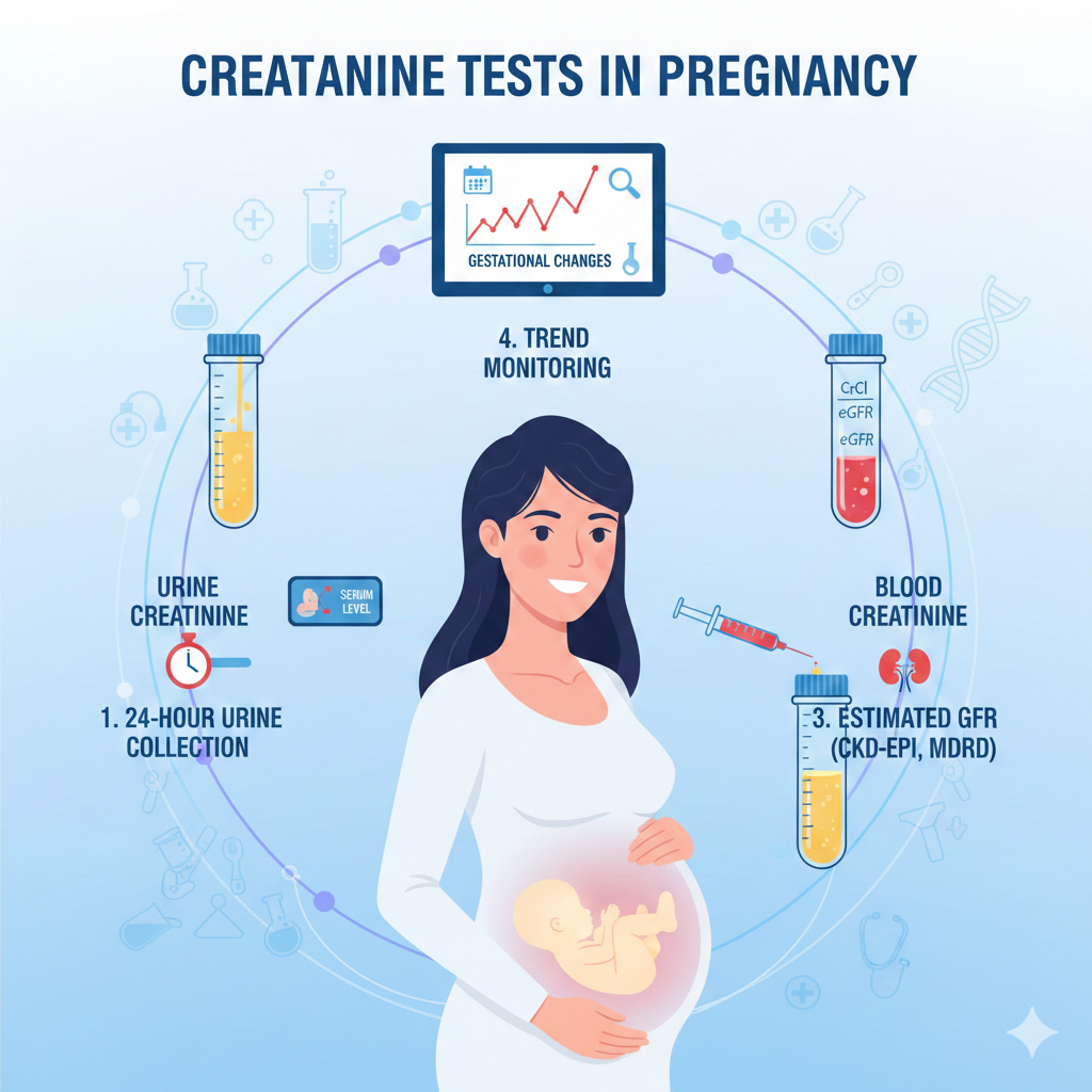 Types of Creatinine Tests Used in Pregnancy