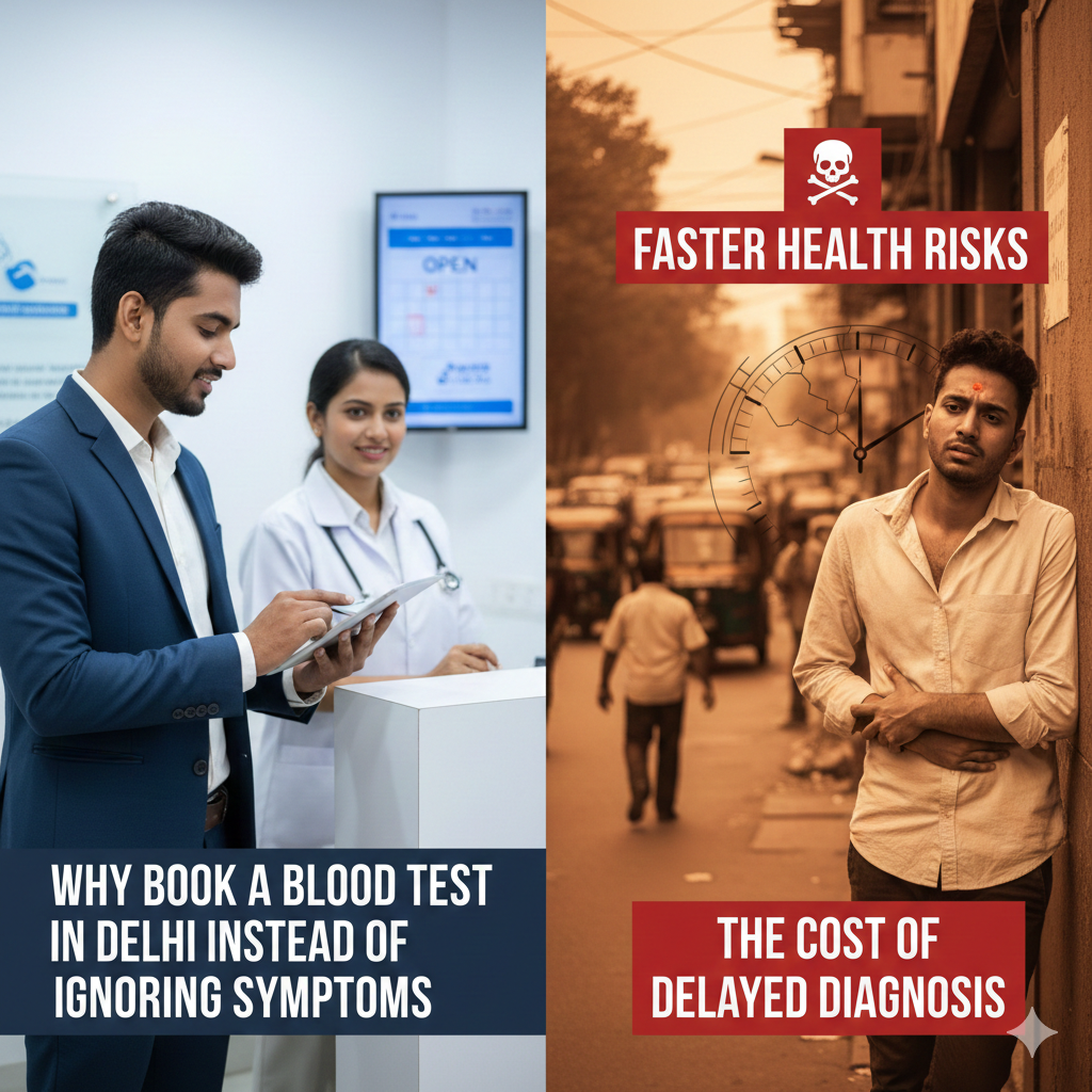 Why Book a Blood Test in Delhi Instead of Ignoring Symptoms