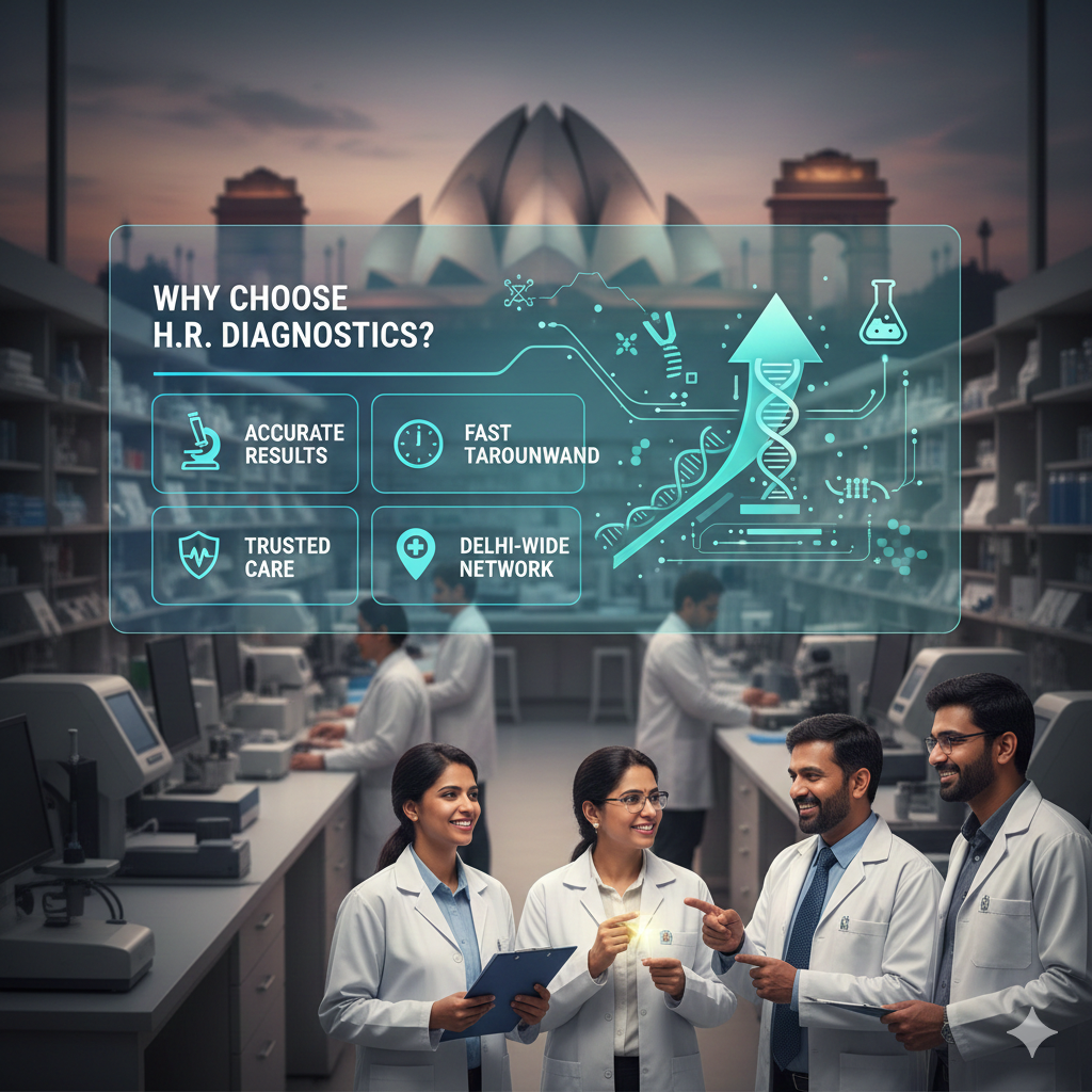 Why Choose H.R. Diagnostics for Pathology Lab Test in Delhi