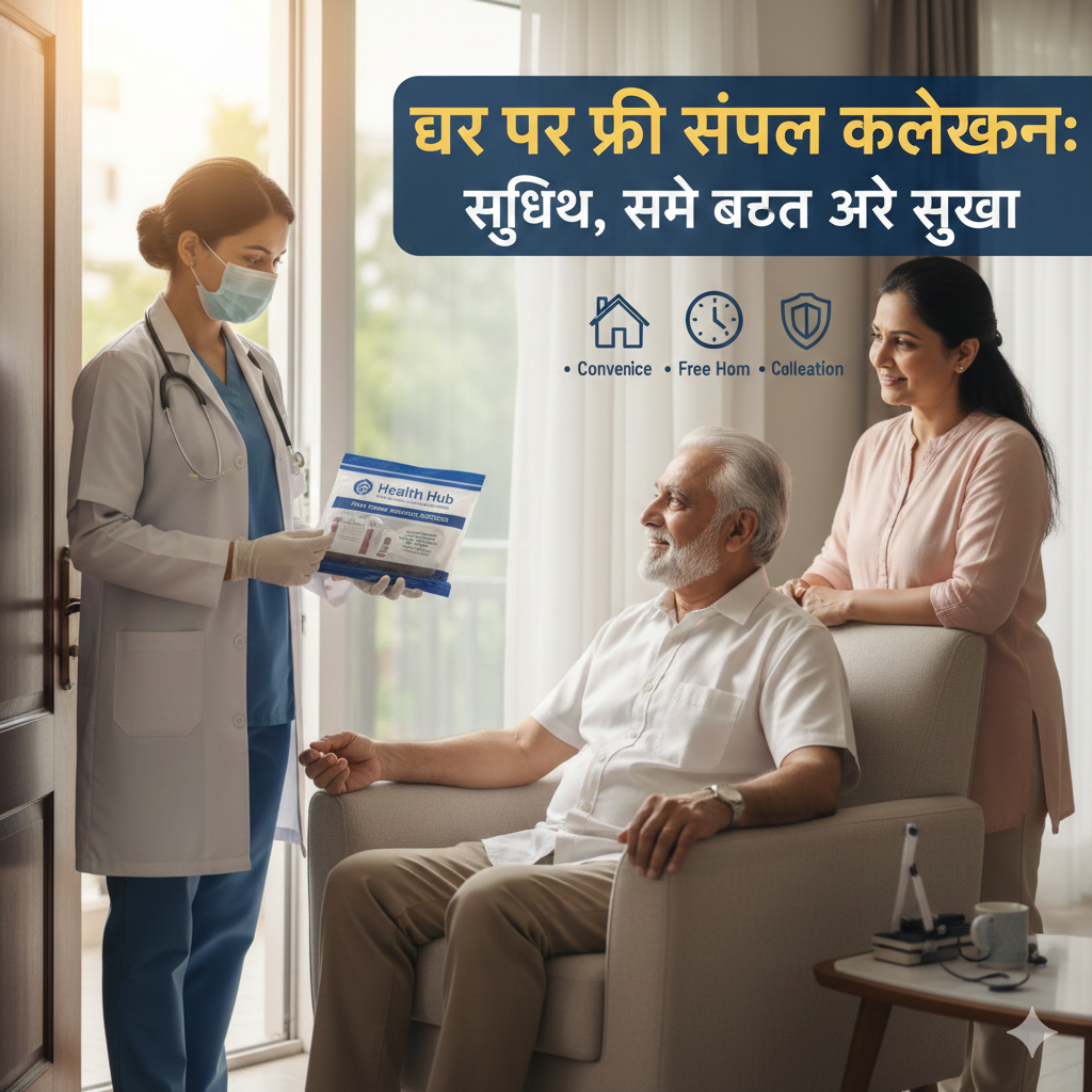 घर पर फ्री सैंपल कलेक्शन क्या है?