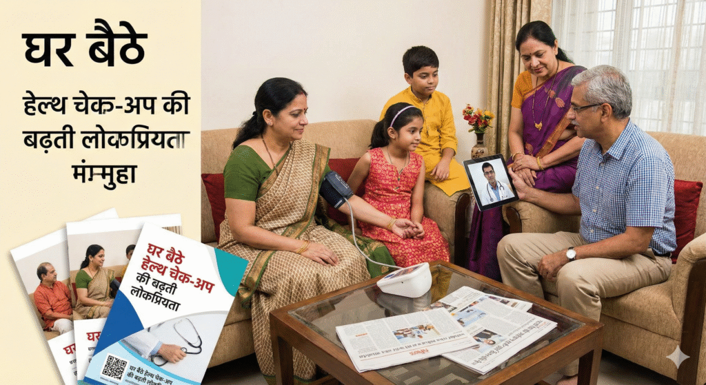 घर बैठे हेल्थ चेक-अप की बढ़ती लोकप्रियता