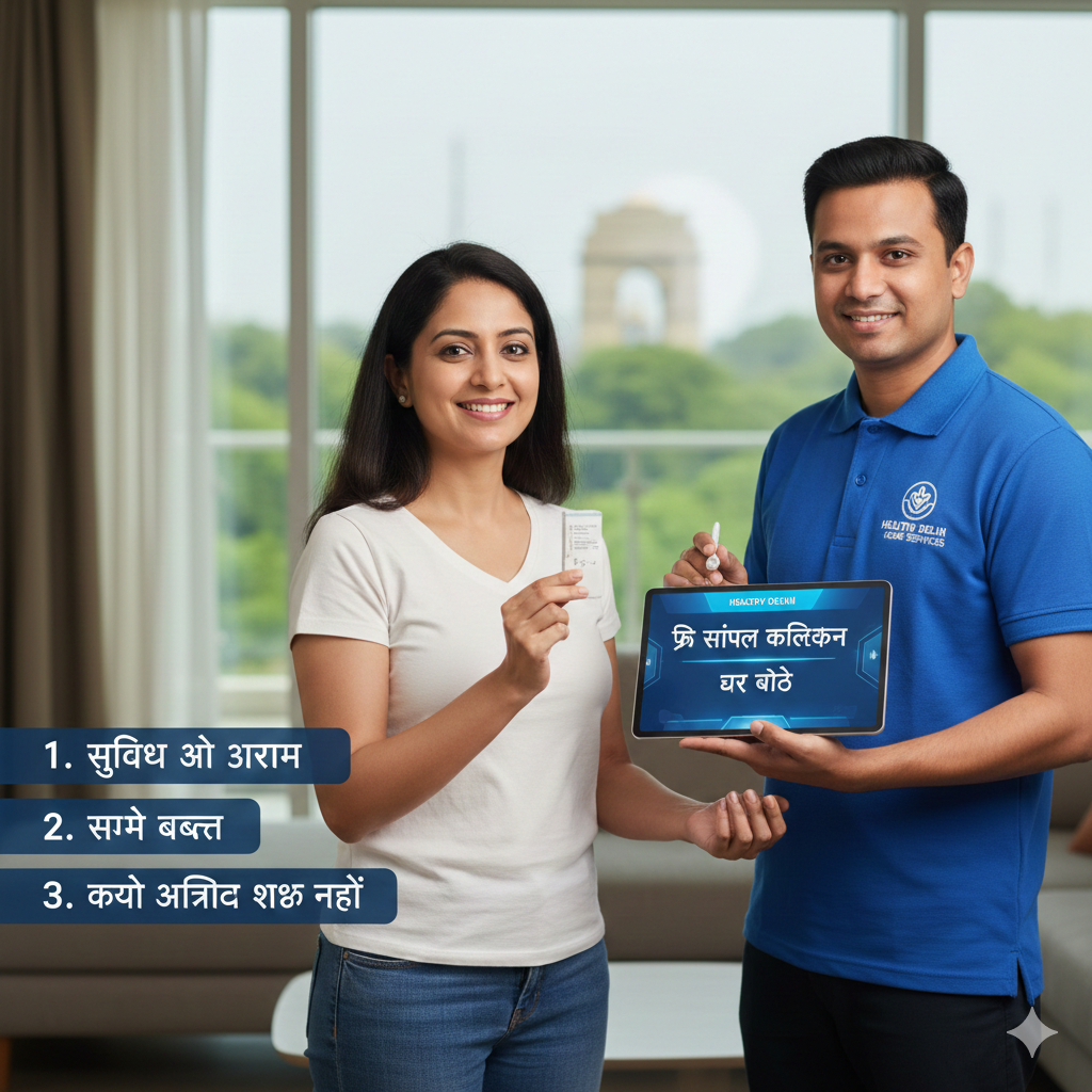 दिल्ली में घर पर फ्री सैंपल कलेक्शन के फायदे