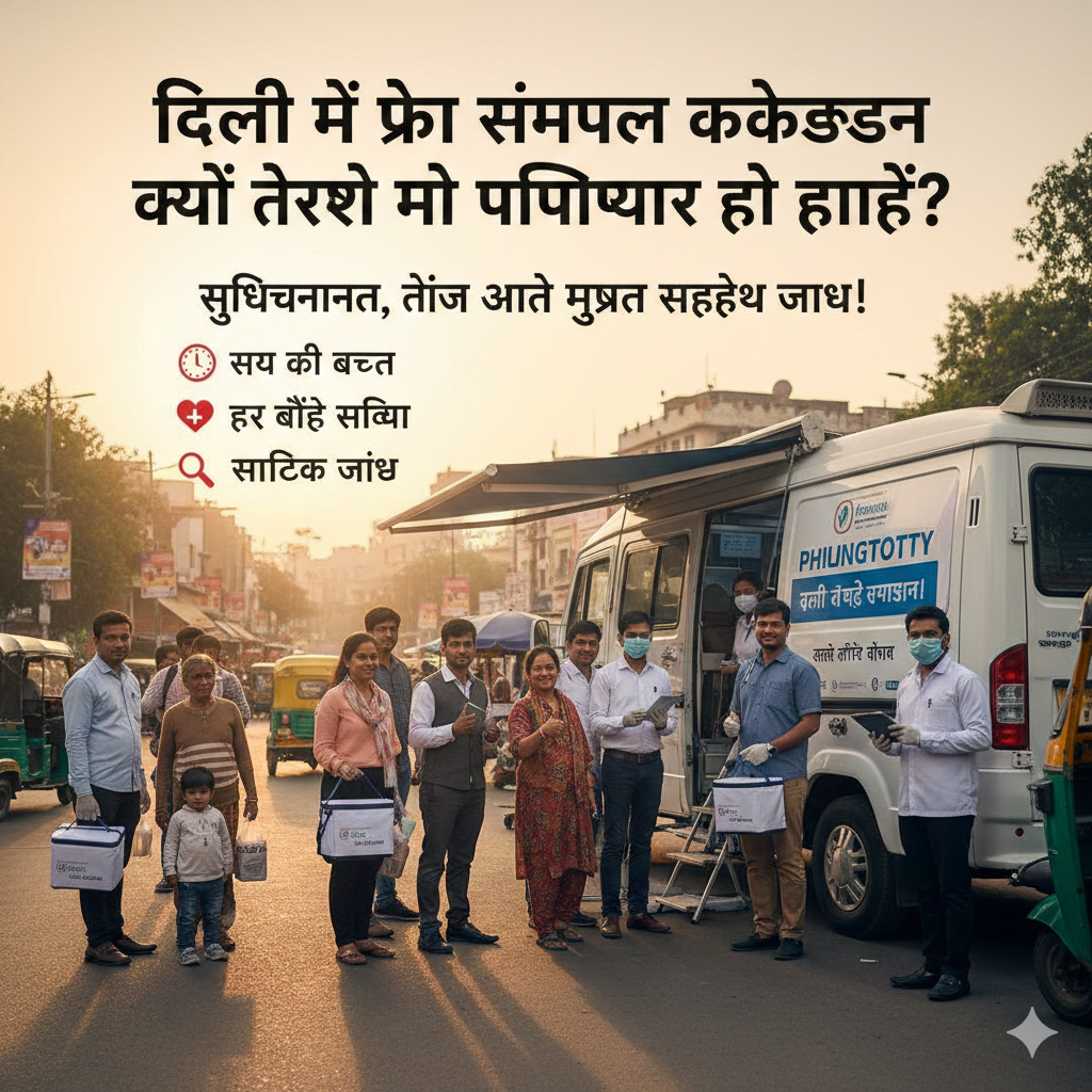 दिल्ली में फ्री सैंपल कलेक्शन क्यों तेजी से लोकप्रिय हो रहा है?