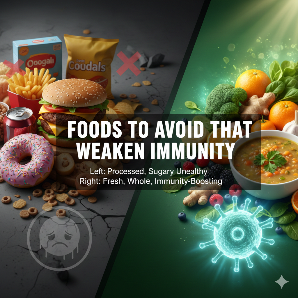 Foods to Avoid That Weaken Immunity
