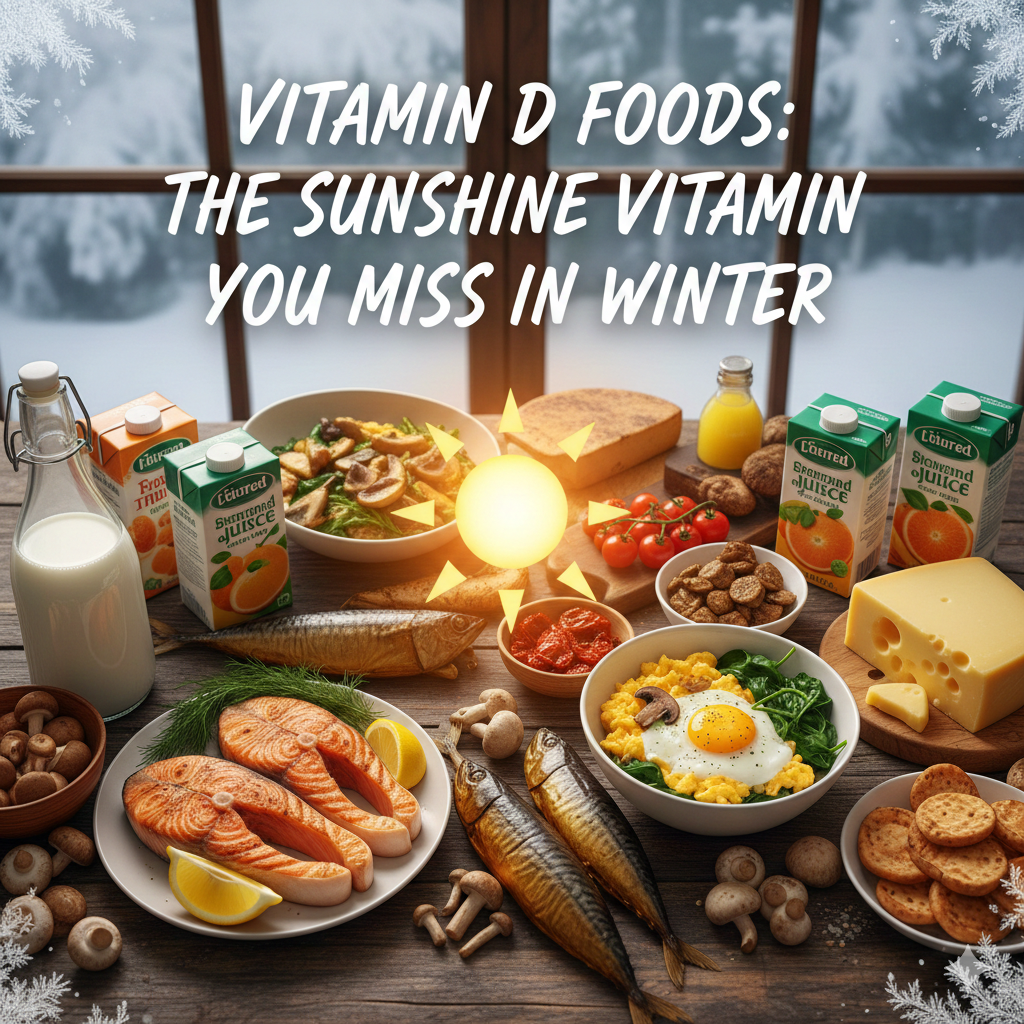 Vitamin D Foods: The Sunshine Vitamin You Miss in Winter