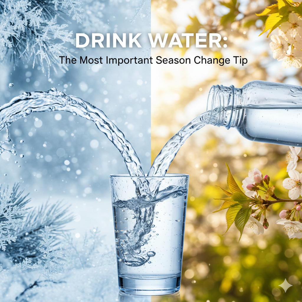 Drink Water The Most Important Season Change Tip