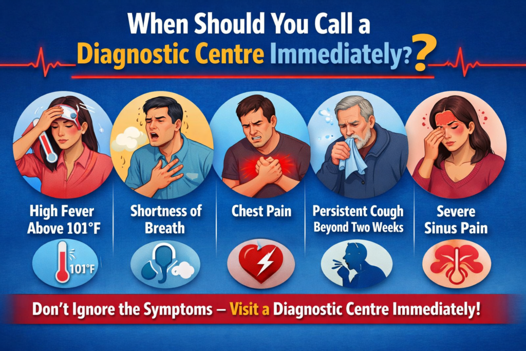 When Should You Call a Diagnostic Centre Immediately?