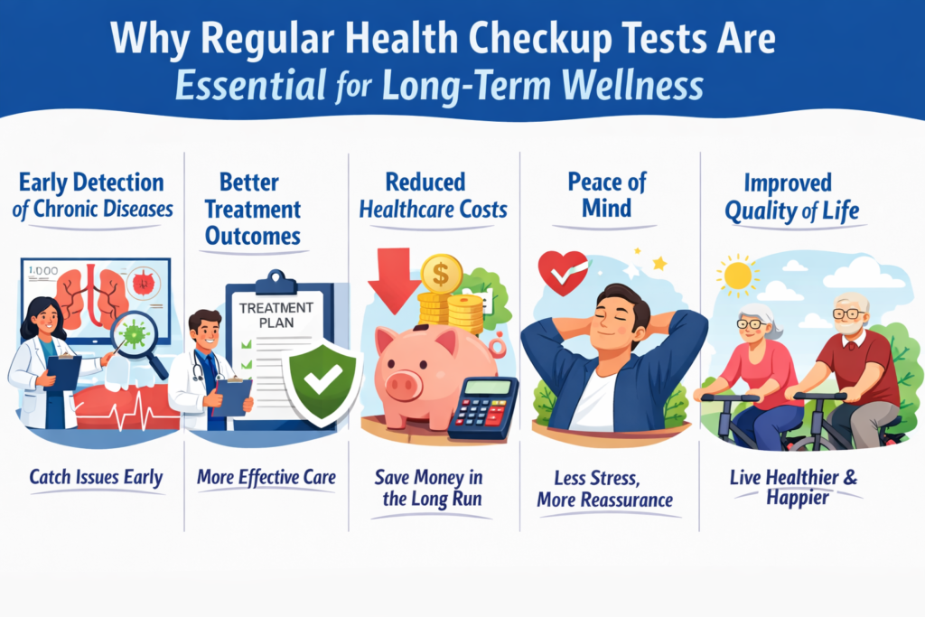 Why Regular Health Checkup Tests Are Essential for Long-Term Wellness