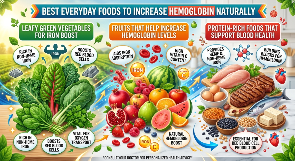 Everyday Foods to Increase Hemoglobin Naturally