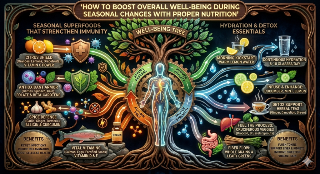 How To Boost Overall Well-being During Seasonal Changes with Proper Nutrition