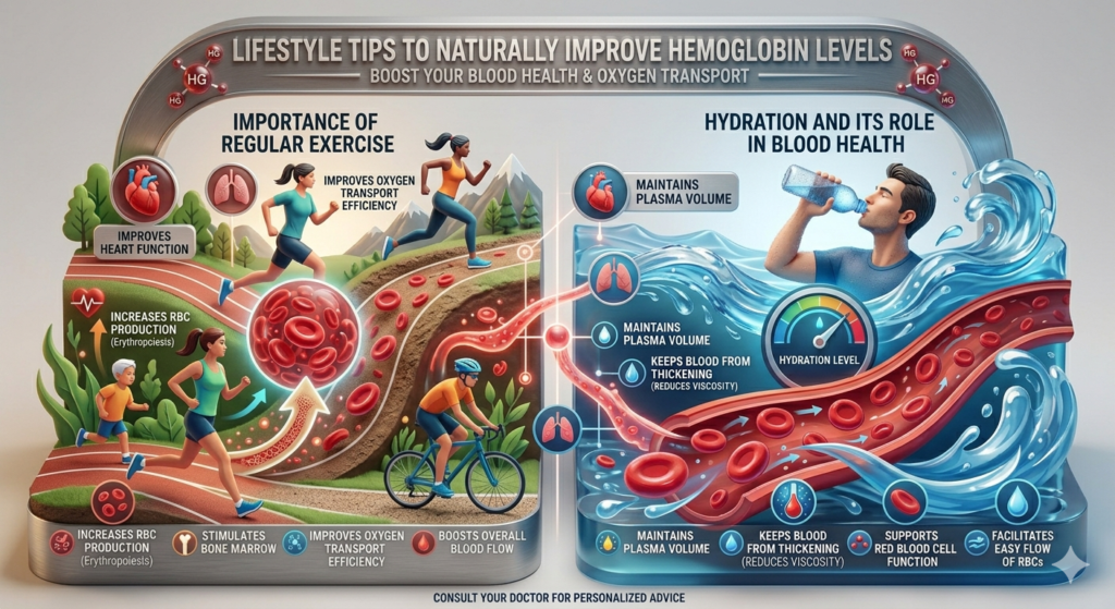 Lifestyle Tips to Naturally Improve Hemoglobin