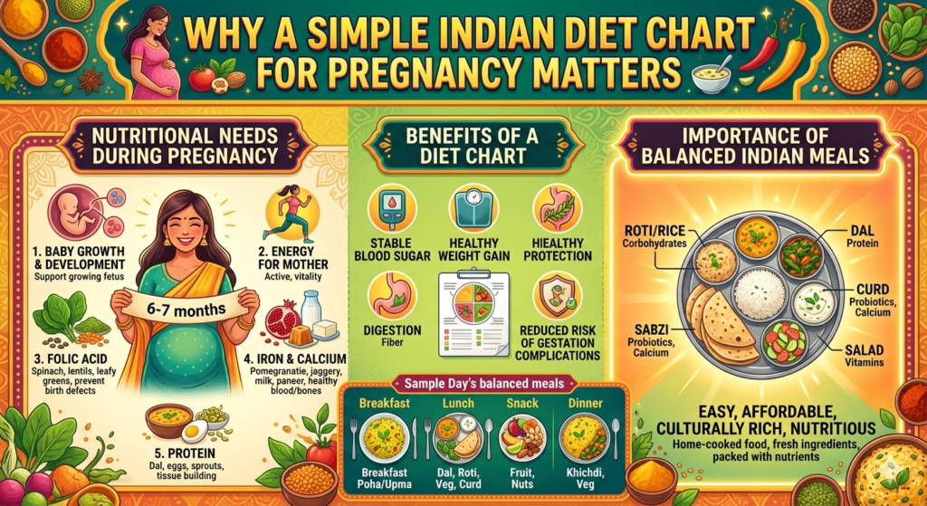 Why a Simple Indian Diet Chart for Pregnancy Matters