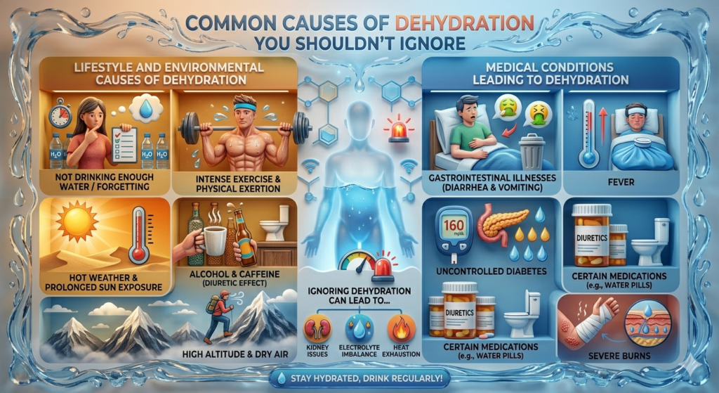 Common Causes of Dehydration You Shouldn’t Ignore