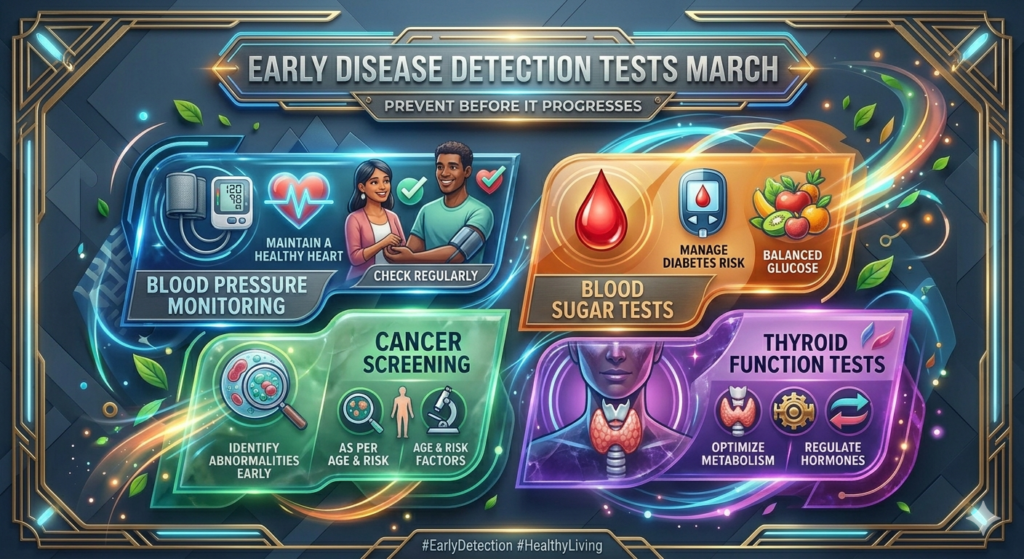 Early Disease Detection Tests March