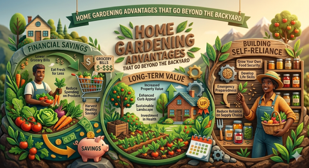 Home Gardening Advantages That Go Beyond the Backyard
