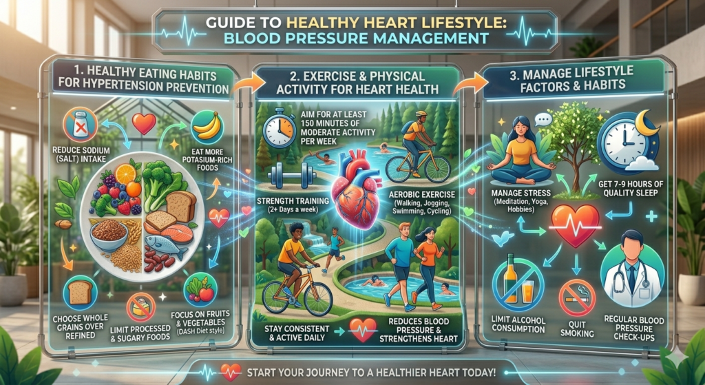 Blood Pressure Management Through Healthy Heart Lifestyle