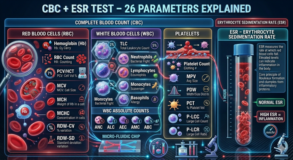 CBC + ESR Test