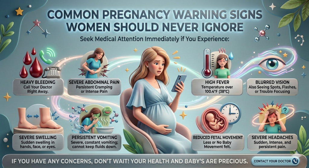 Common Pregnancy Warning Signs Women Should Never Ignore